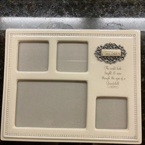 Beautiful Heavy Ceramic Grandchildren Photo Frame